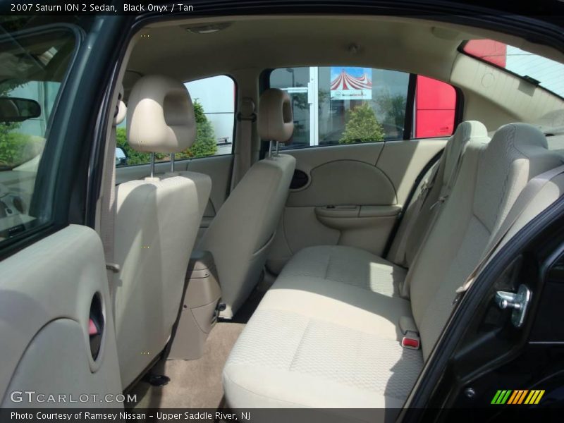 Black Onyx / Tan 2007 Saturn ION 2 Sedan