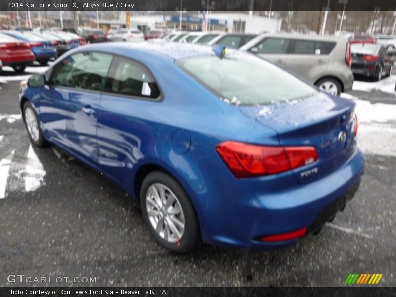 Abyss Blue / Gray 2014 Kia Forte Koup EX