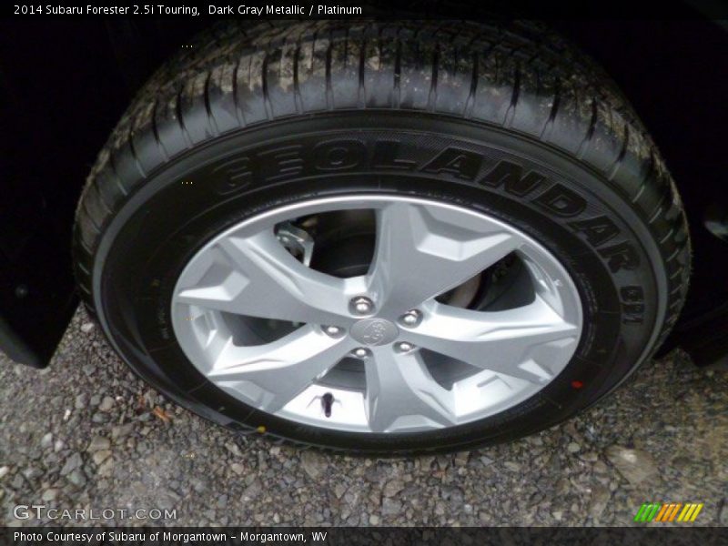 Dark Gray Metallic / Platinum 2014 Subaru Forester 2.5i Touring
