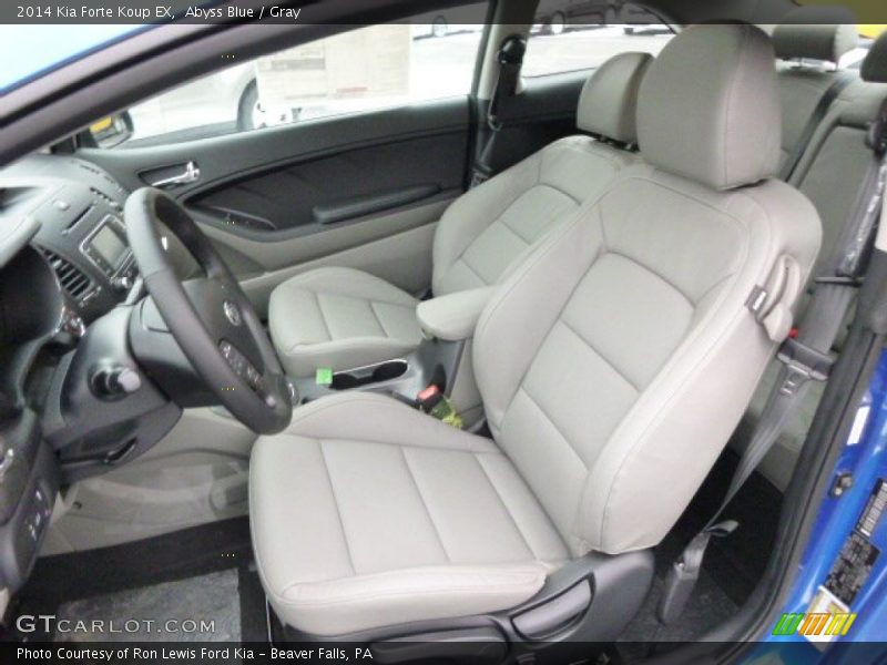 Front Seat of 2014 Forte Koup EX