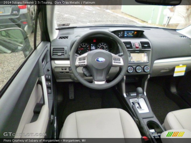 Dark Gray Metallic / Platinum 2014 Subaru Forester 2.5i Touring