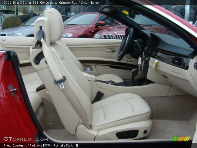 Crimson Red / Cream Beige 2011 BMW 3 Series 328i Convertible