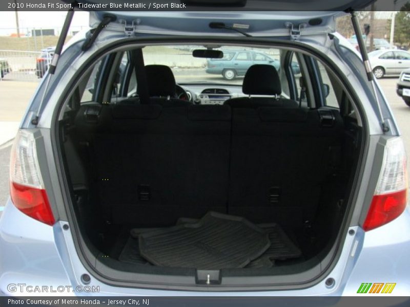 Tidewater Blue Metallic / Sport Black 2010 Honda Fit Sport