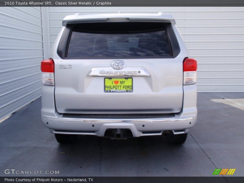 Classic Silver Metallic / Graphite 2010 Toyota 4Runner SR5