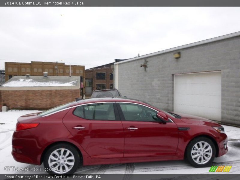  2014 Optima EX Remington Red