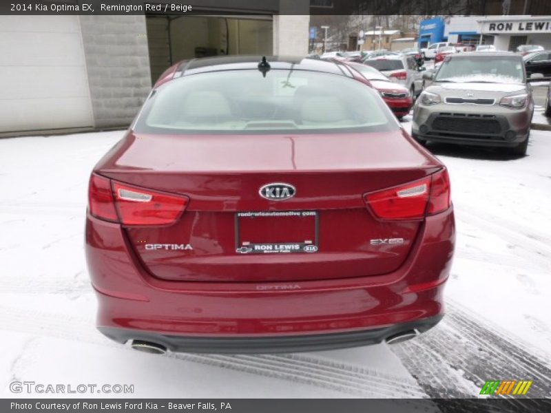 Remington Red / Beige 2014 Kia Optima EX