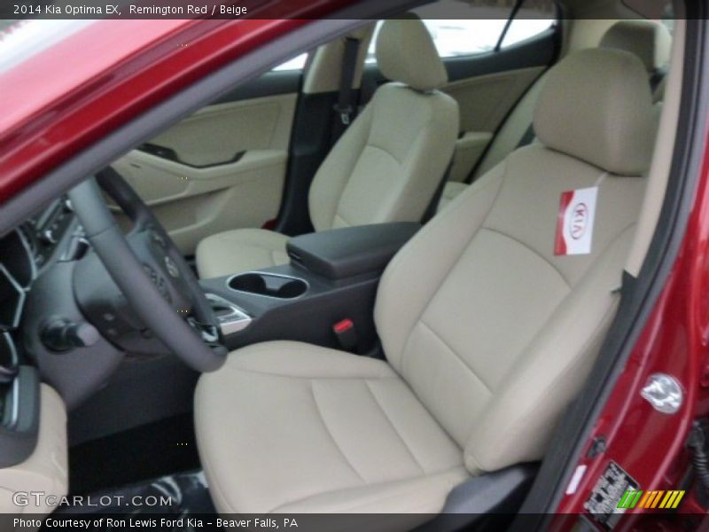 Remington Red / Beige 2014 Kia Optima EX