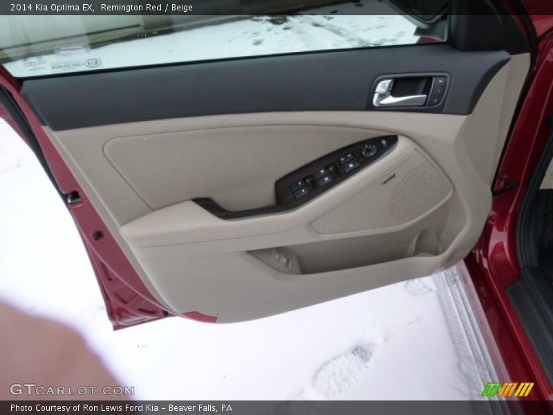 Remington Red / Beige 2014 Kia Optima EX