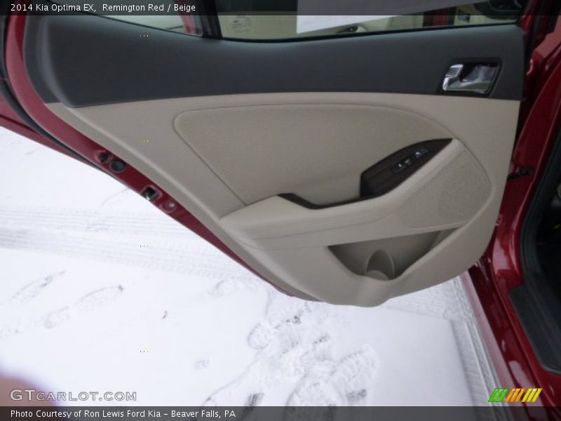 Remington Red / Beige 2014 Kia Optima EX