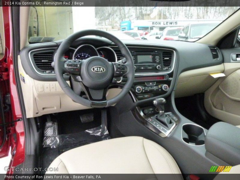 Remington Red / Beige 2014 Kia Optima EX