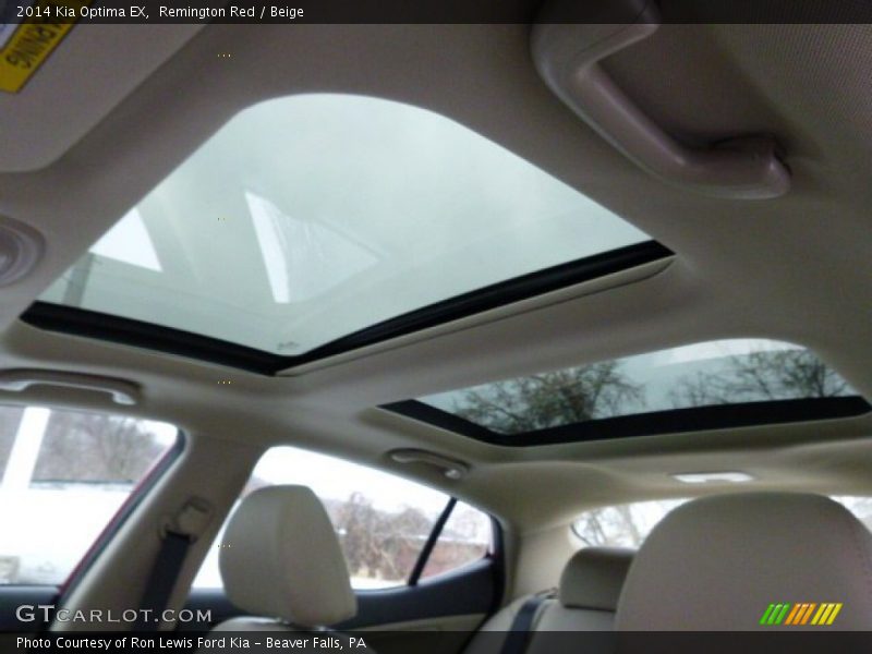 Remington Red / Beige 2014 Kia Optima EX