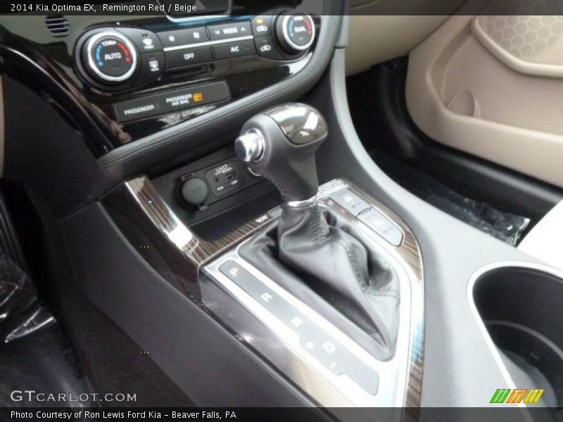  2014 Optima EX 6 Speed Sportmatic Automatic Shifter