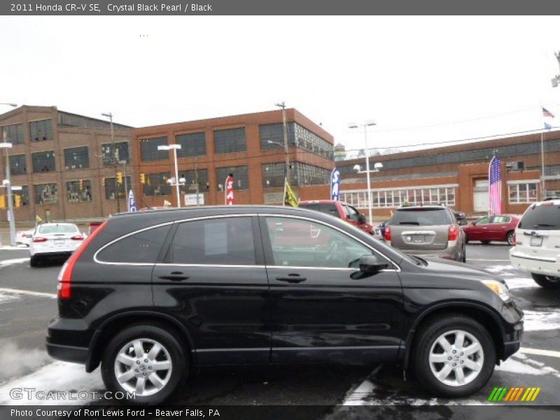 Crystal Black Pearl / Black 2011 Honda CR-V SE