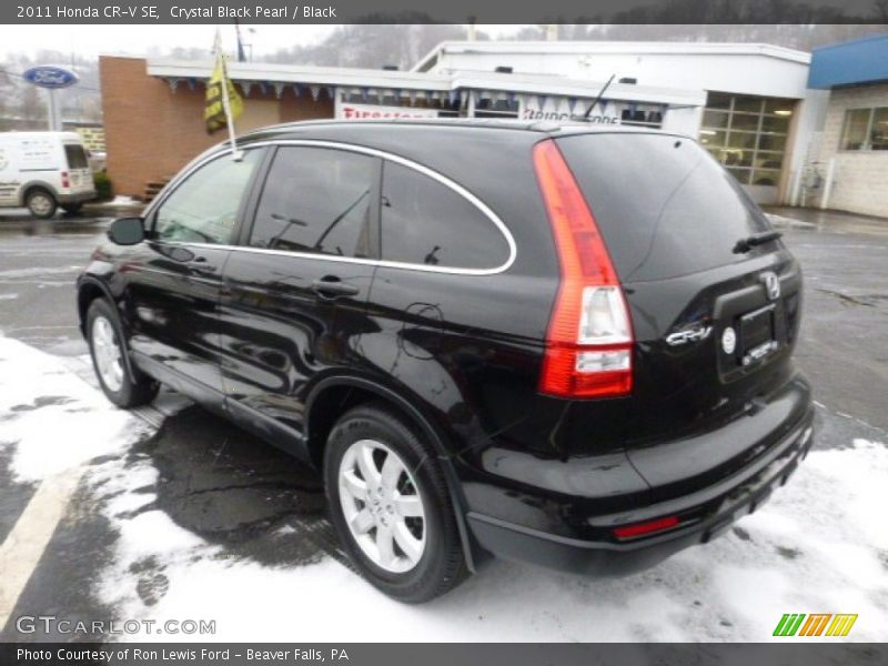 Crystal Black Pearl / Black 2011 Honda CR-V SE