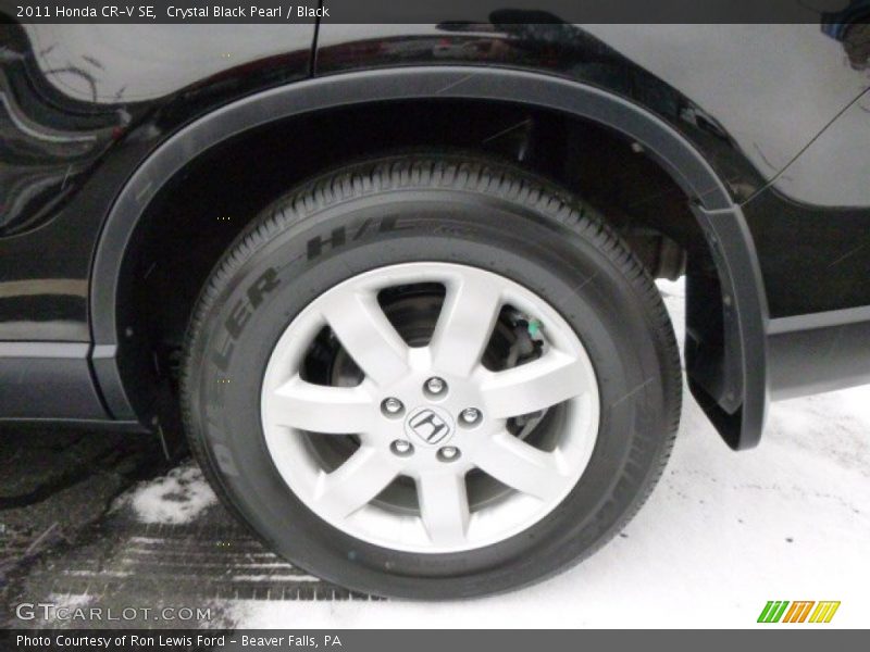 Crystal Black Pearl / Black 2011 Honda CR-V SE