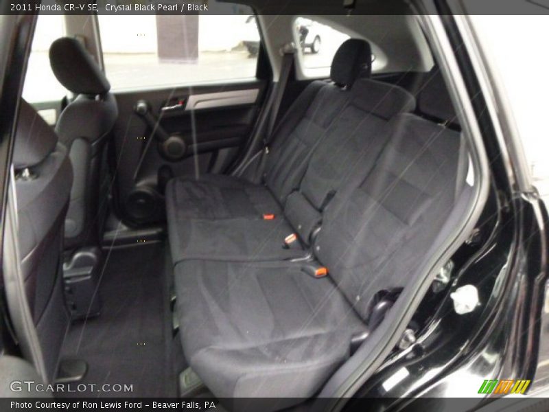 Crystal Black Pearl / Black 2011 Honda CR-V SE