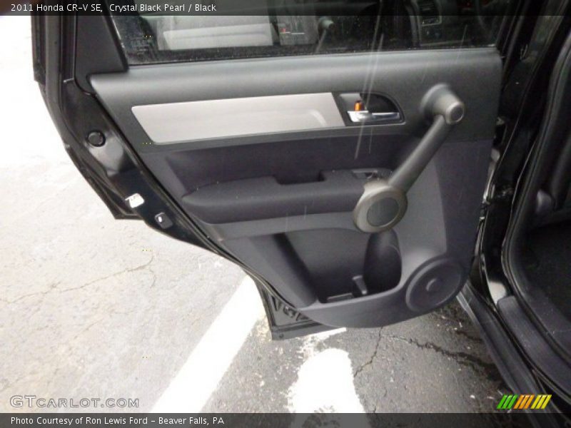 Crystal Black Pearl / Black 2011 Honda CR-V SE