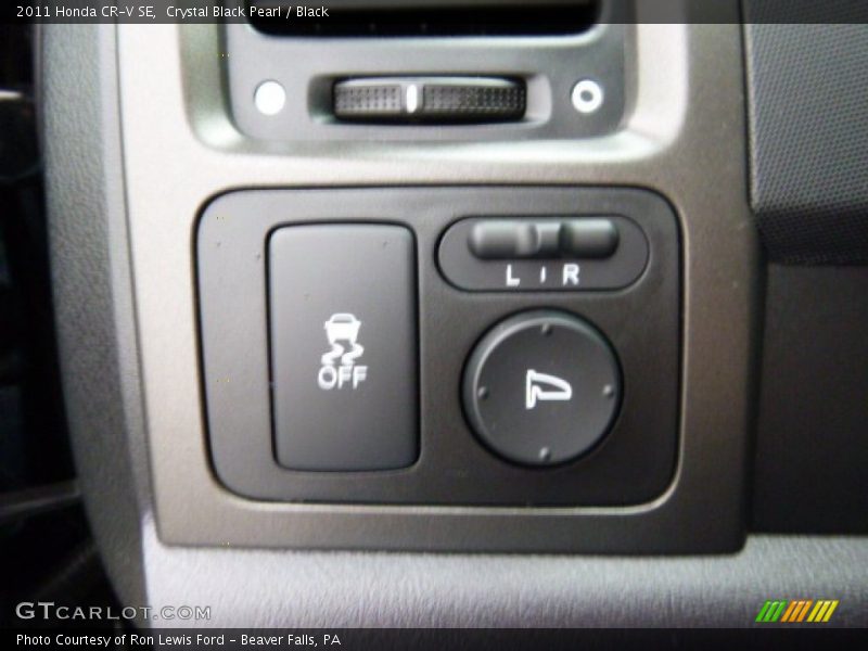 Crystal Black Pearl / Black 2011 Honda CR-V SE