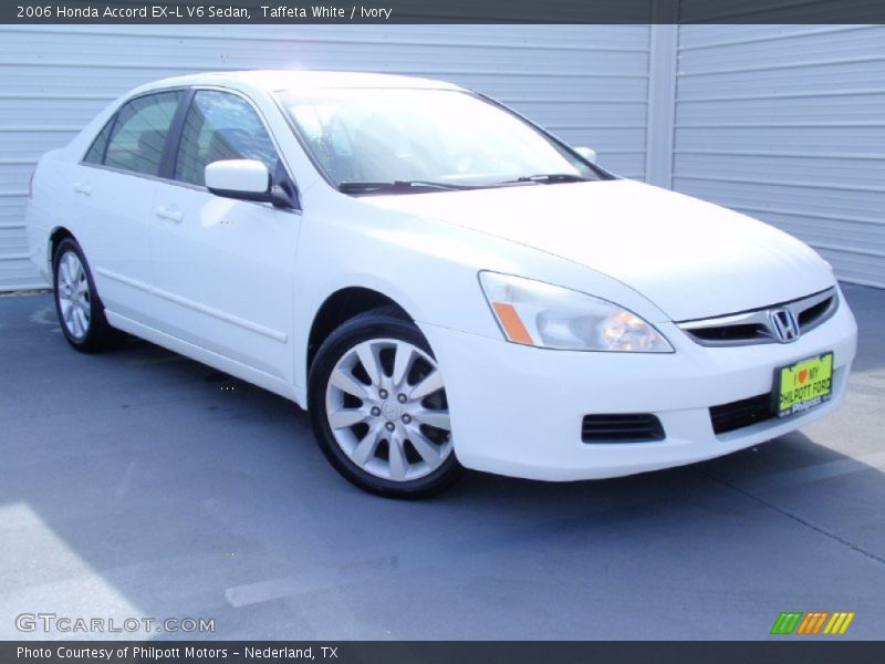 Taffeta White / Ivory 2006 Honda Accord EX-L V6 Sedan