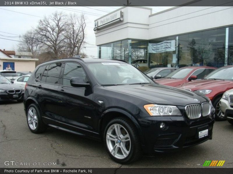 Jet Black / Black 2014 BMW X3 xDrive35i
