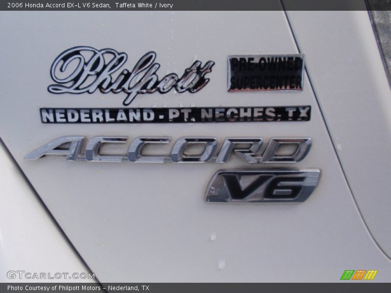 Taffeta White / Ivory 2006 Honda Accord EX-L V6 Sedan