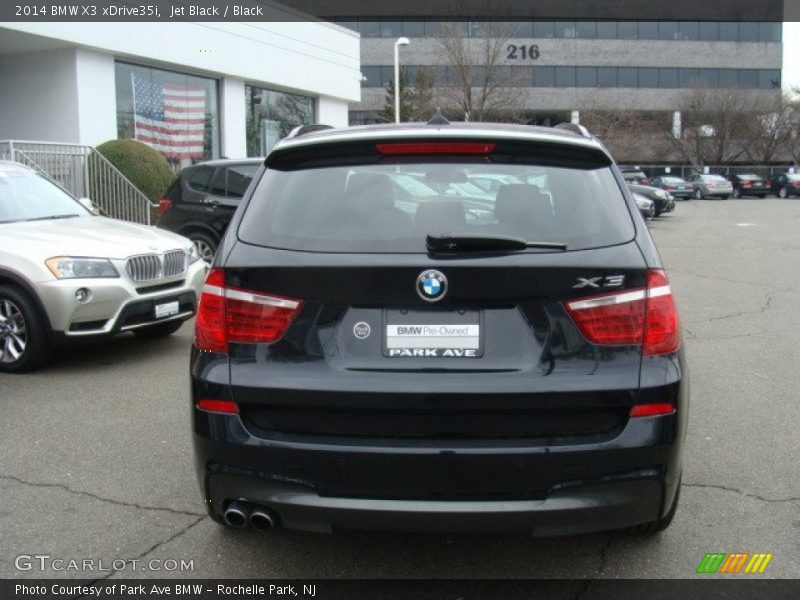 Jet Black / Black 2014 BMW X3 xDrive35i