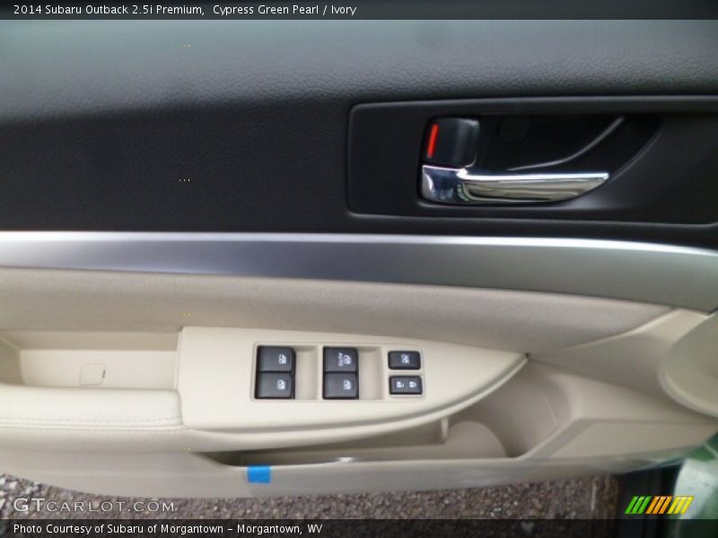 Cypress Green Pearl / Ivory 2014 Subaru Outback 2.5i Premium