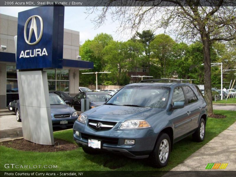 Steel Blue Metallic / Ebony 2006 Acura MDX