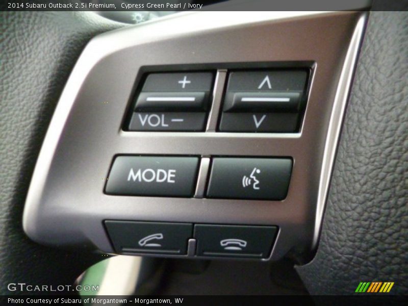 Cypress Green Pearl / Ivory 2014 Subaru Outback 2.5i Premium