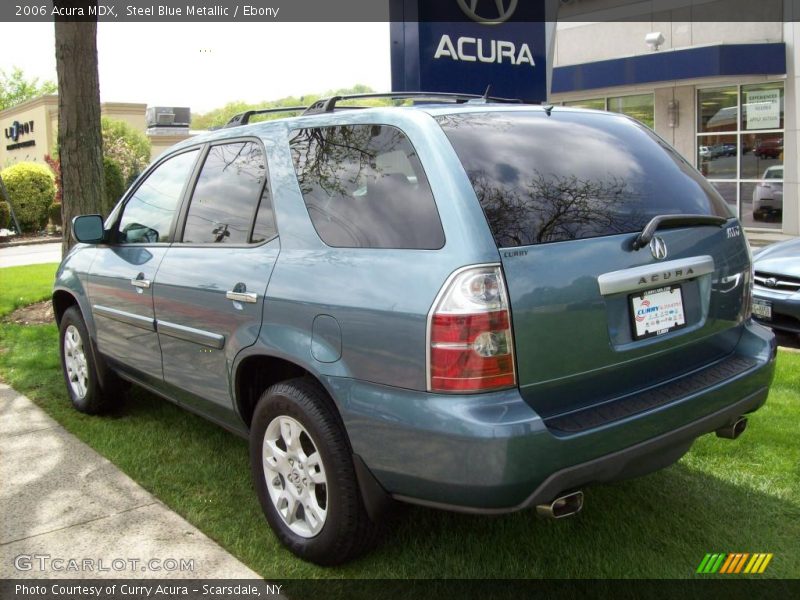 Steel Blue Metallic / Ebony 2006 Acura MDX