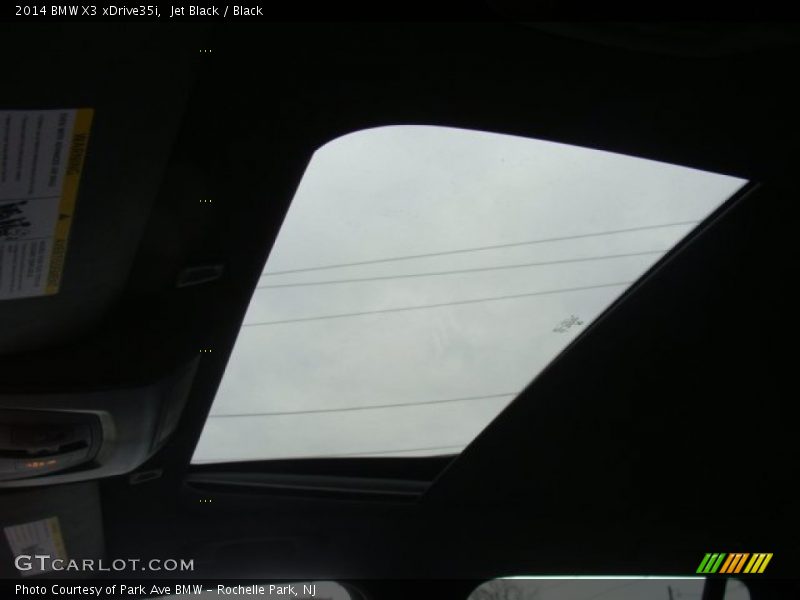 Jet Black / Black 2014 BMW X3 xDrive35i