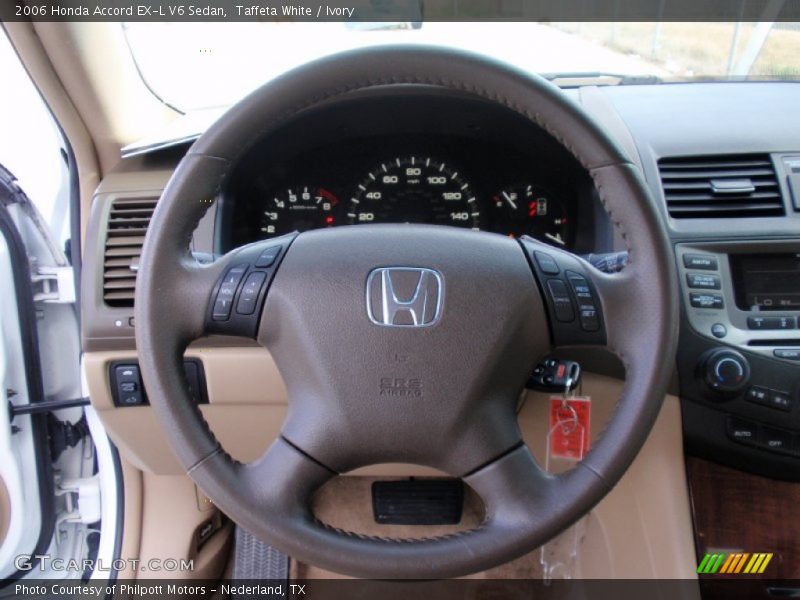 Taffeta White / Ivory 2006 Honda Accord EX-L V6 Sedan
