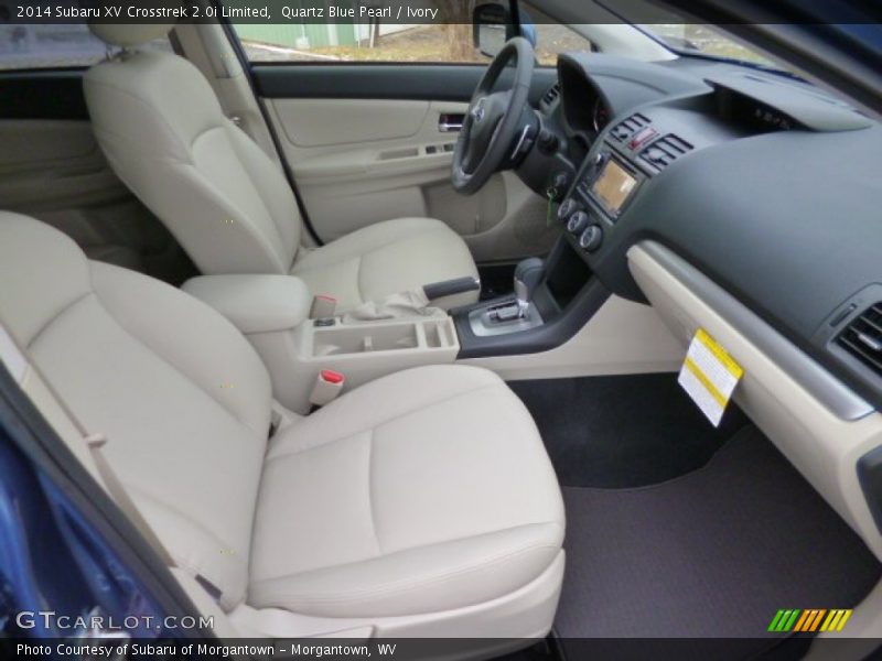 Front Seat of 2014 XV Crosstrek 2.0i Limited