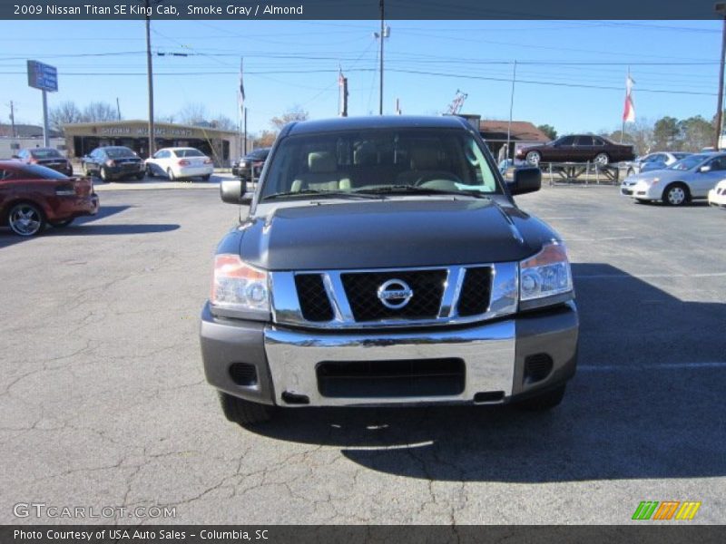 Smoke Gray / Almond 2009 Nissan Titan SE King Cab