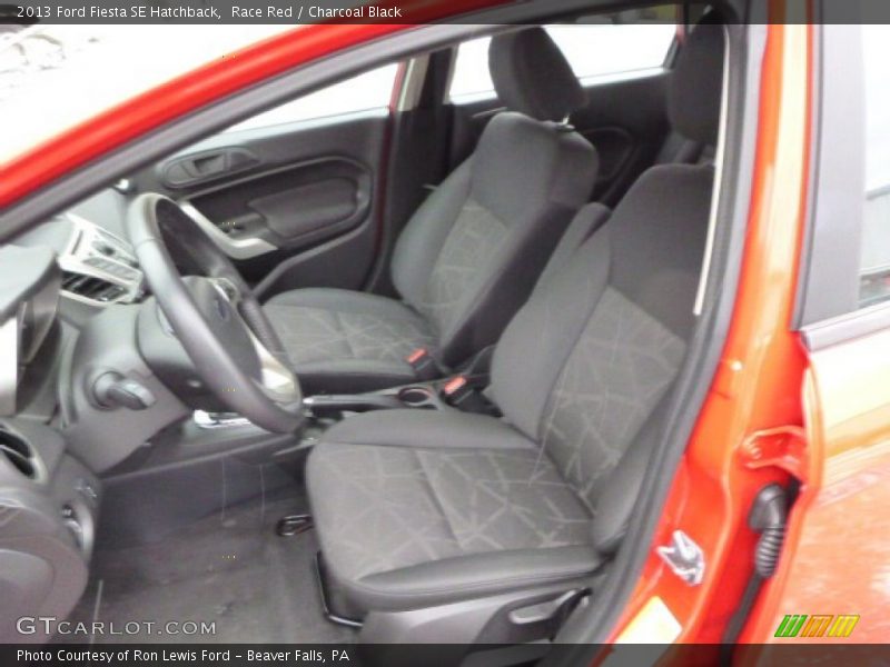 Race Red / Charcoal Black 2013 Ford Fiesta SE Hatchback
