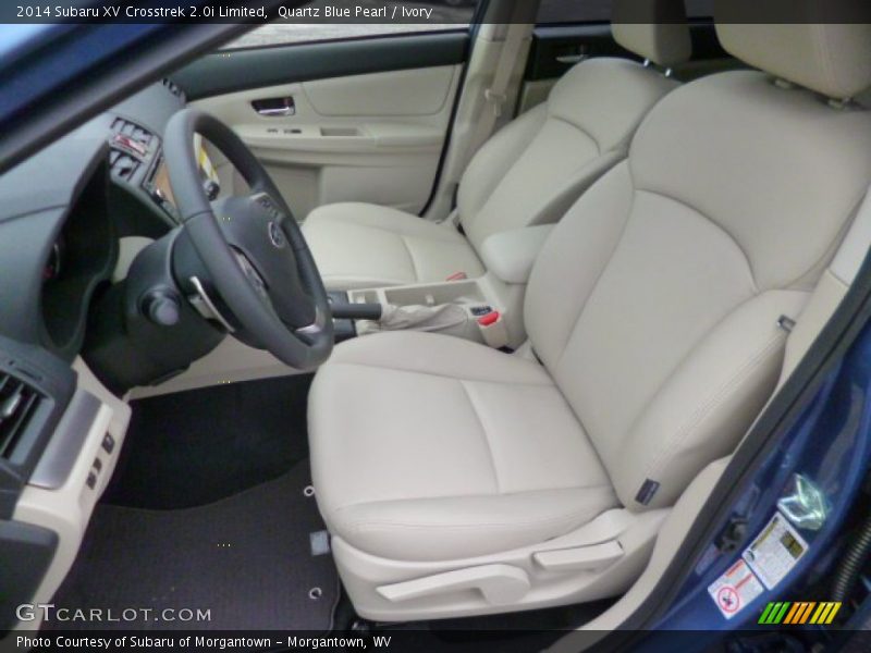 Front Seat of 2014 XV Crosstrek 2.0i Limited