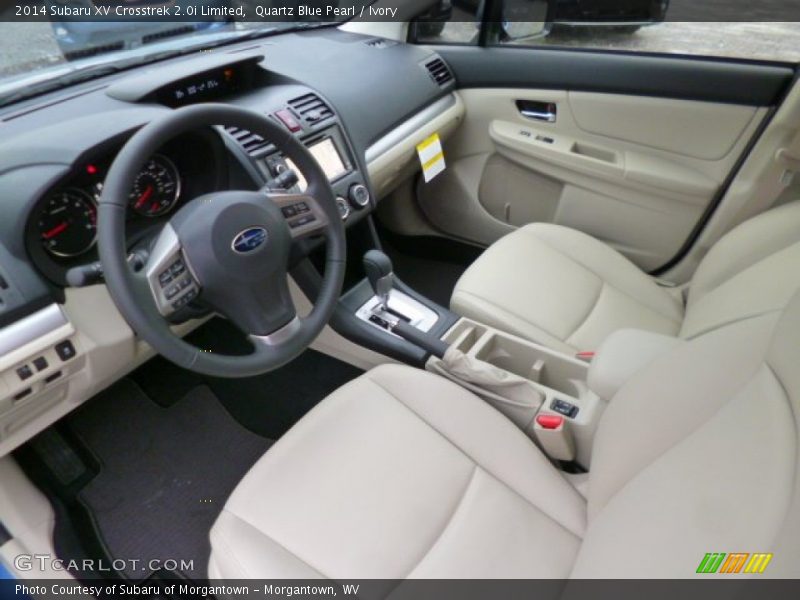  2014 XV Crosstrek 2.0i Limited Ivory Interior