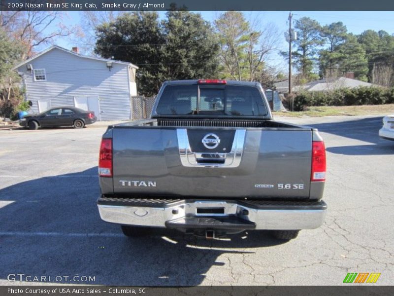 Smoke Gray / Almond 2009 Nissan Titan SE King Cab