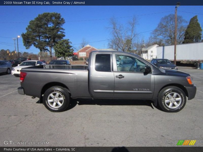 Smoke Gray / Almond 2009 Nissan Titan SE King Cab