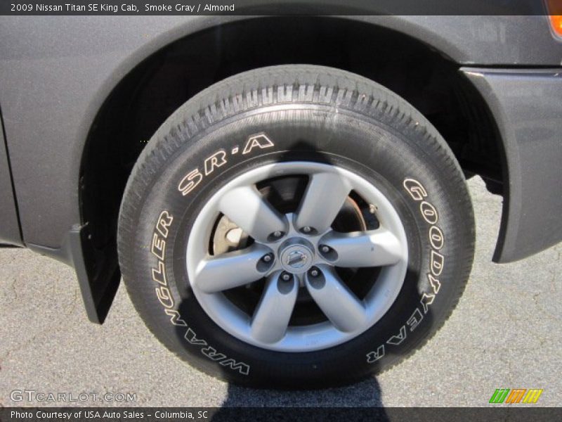 Smoke Gray / Almond 2009 Nissan Titan SE King Cab
