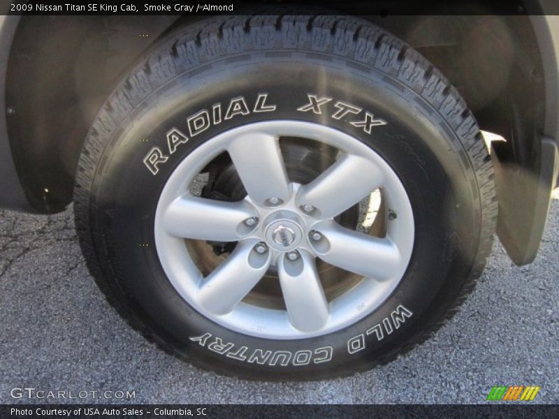 Smoke Gray / Almond 2009 Nissan Titan SE King Cab