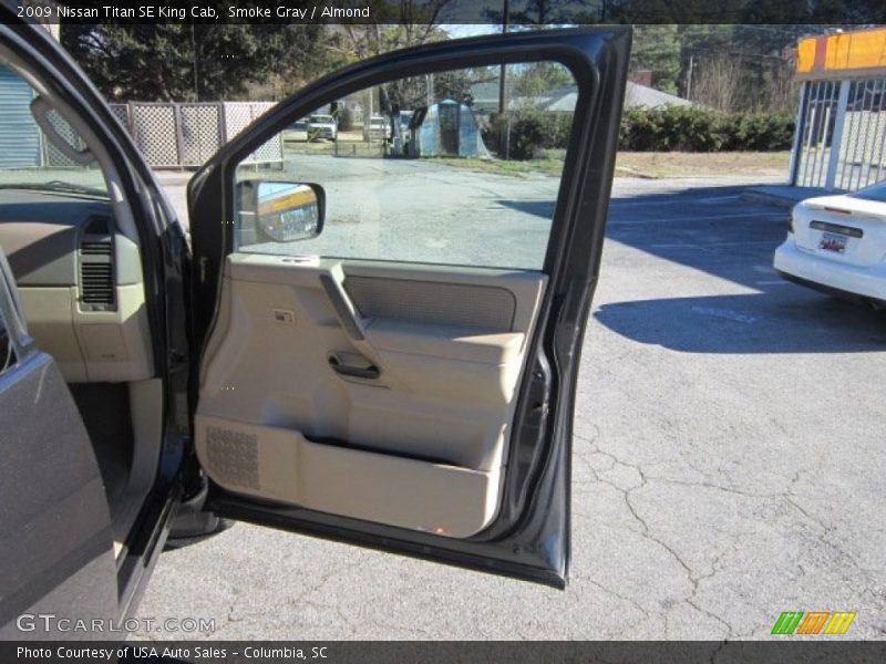 Smoke Gray / Almond 2009 Nissan Titan SE King Cab