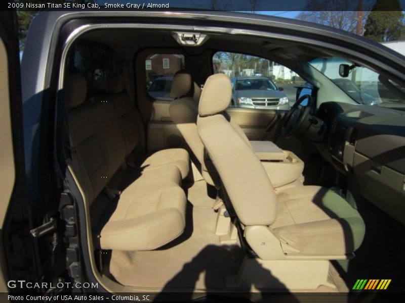 Smoke Gray / Almond 2009 Nissan Titan SE King Cab