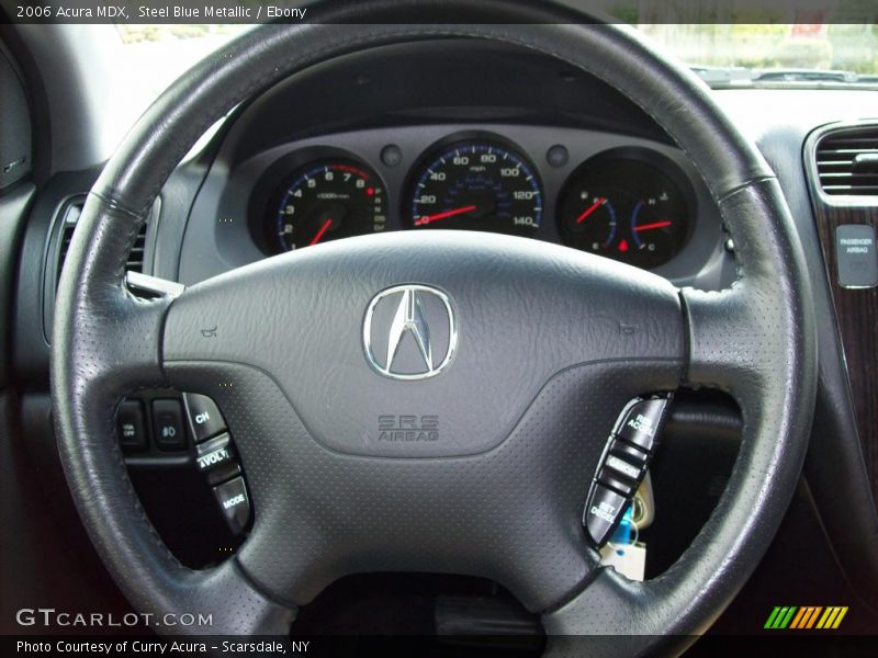 Steel Blue Metallic / Ebony 2006 Acura MDX