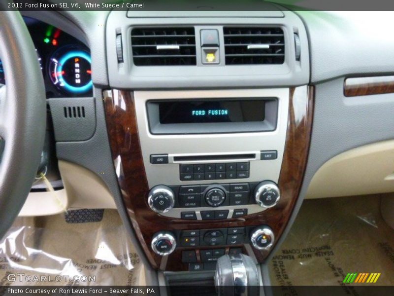 White Suede / Camel 2012 Ford Fusion SEL V6