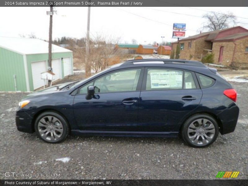 Plasma Blue Pearl / Ivory 2014 Subaru Impreza 2.0i Sport Premium 5 Door