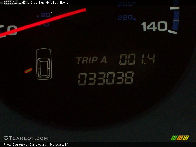 Steel Blue Metallic / Ebony 2006 Acura MDX