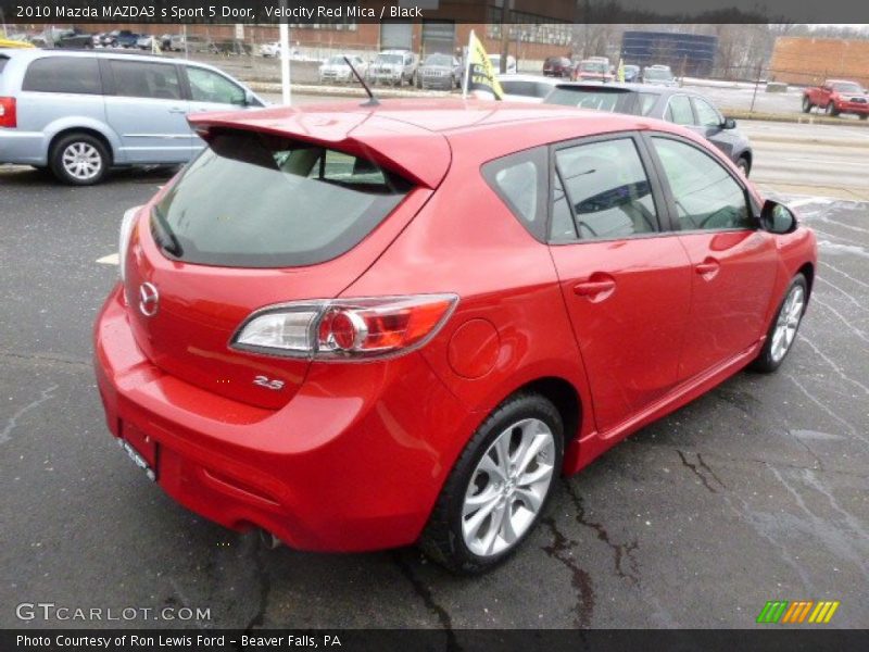 Velocity Red Mica / Black 2010 Mazda MAZDA3 s Sport 5 Door