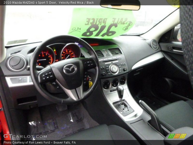 Velocity Red Mica / Black 2010 Mazda MAZDA3 s Sport 5 Door