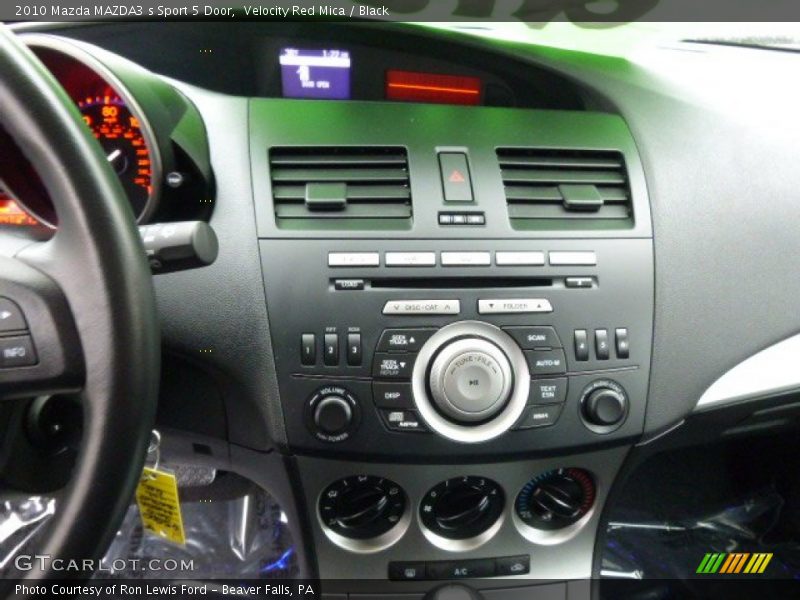 Velocity Red Mica / Black 2010 Mazda MAZDA3 s Sport 5 Door